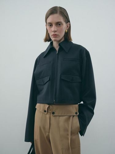 Crop Pocket Jacket - Ethos - Modalova