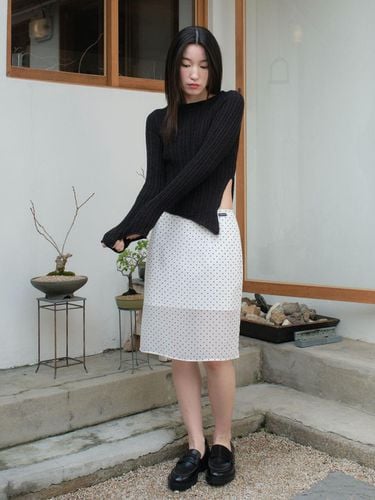 Polka Dot Sheer Skirt - DAUGHTER - Modalova