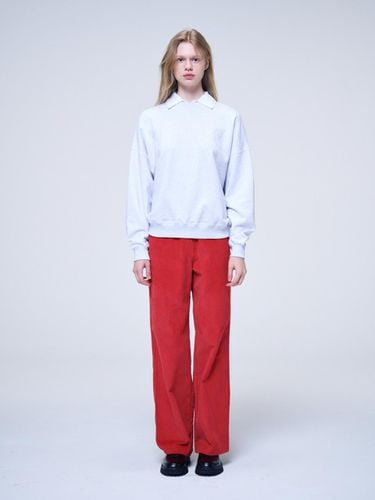 Corduroy Color Pants - Red - DAUGHTER - Modalova