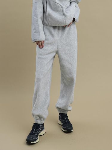 Out Of Office Fleece Jogger Pants_Melange Grey - L’EAU - Modalova