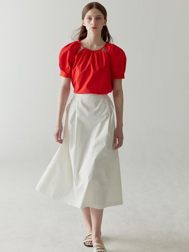 Double Pleated Skirt - FLOWOOM - Modalova