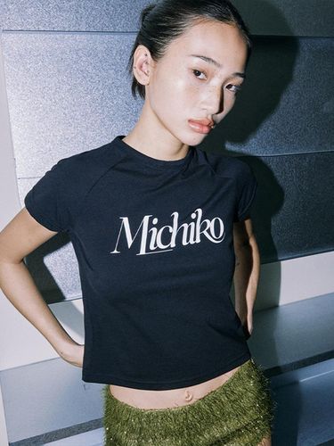 MICHIKO RAGLAN SLEEVE TOP BLACK - michikolondon - Modalova