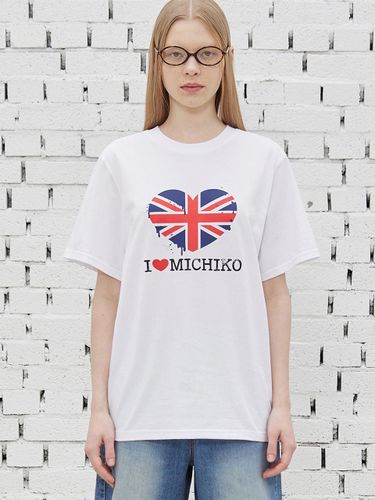 MELTING UNION JACK TOP WHITE_RELAXED FIT - michikolondon - Modalova