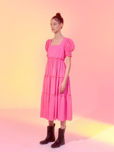 Peony Puff Midi Dress - DAZE DAYZ - Modalova