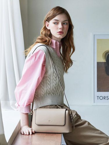 Monika Shoulder Bag_Beige - MONSAC - Modalova