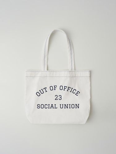 Out Of Office Eco Bag_White/Navy - L’EAU - Modalova