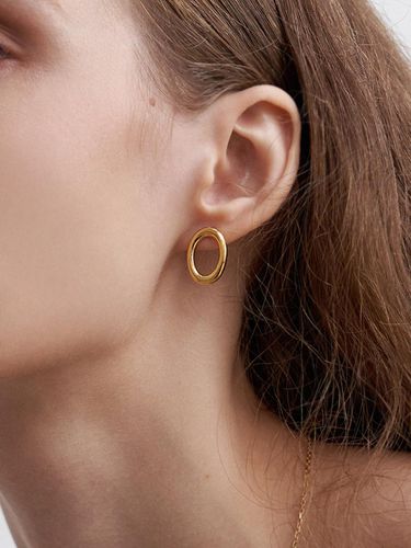 Simple Hole Earring - ANNAFLAIR1986 - Modalova