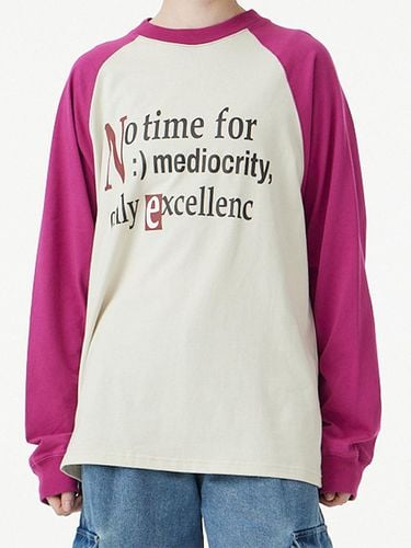 No Time Baseball T-Shirt Pink - URBANAGE - Modalova