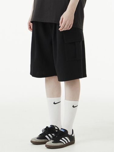 Wide-Leg Bermuda Cargo Sweat Shorts - URBANAGE - Modalova