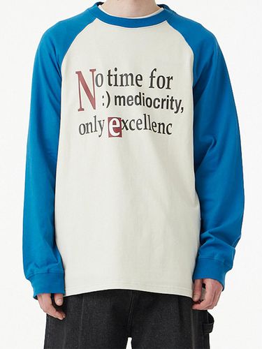 No Time Baseball T-Shirt Blue - URBANAGE - Modalova