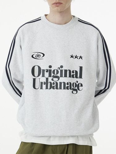 Original Raglan Sweatshirt_White Melange - URBANAGE - Modalova