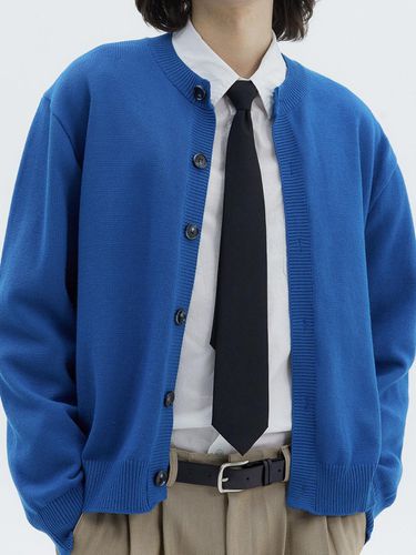 Centre Line Round Cardigan_Pure Blue - Trip LE Sens - Modalova