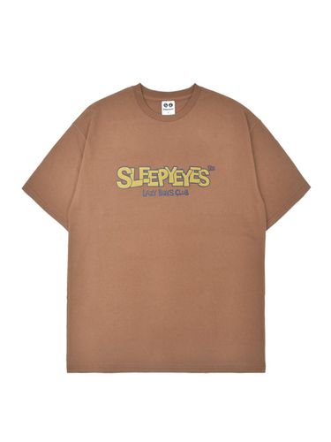 Basic Logo T-shirt_Brown - SLEEPYEYES - Modalova