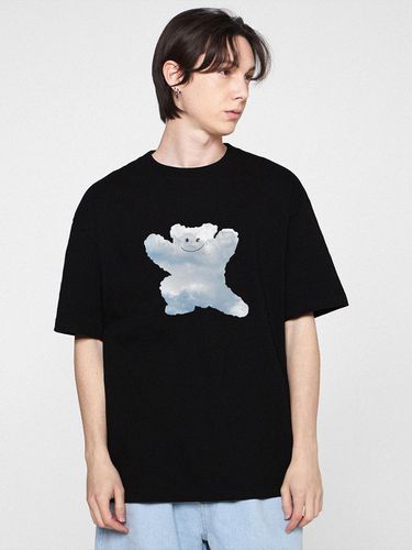 Big Cloud Bear Smile T-shirt_Black - GRAVER - Modalova