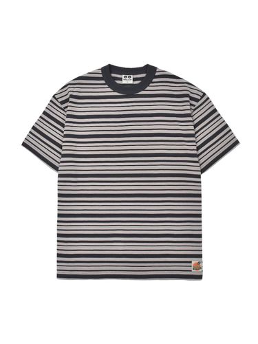 Multi Stripe T-shirt_Charcoal - SLEEPYEYES - Modalova