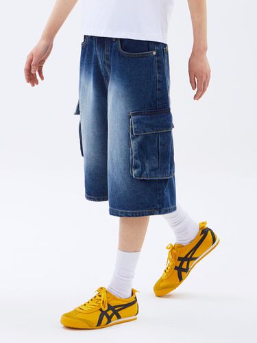 Wide Cargo Denim Short Pants - 1989STANDARD - Modalova