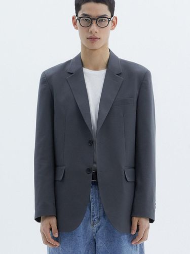 Custom Semi Oversized Blazer_Gray - Trip LE Sens - Modalova