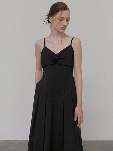 Slip Corsage Dress, Black - ETMON - Modalova