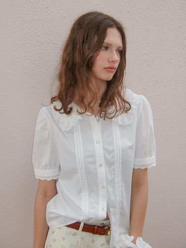 Aru Blouse_White - Hackesch - Modalova