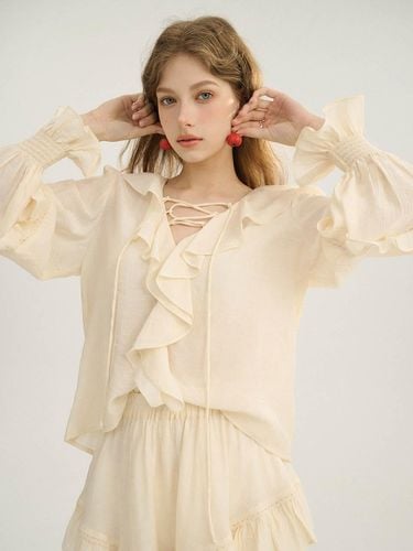 Milk Ruffle Blouse - Sincethen - Modalova