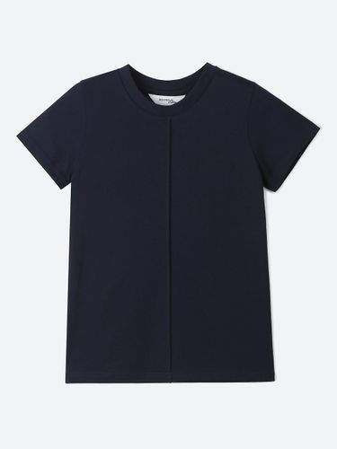 M.C Logo Pin Tuck Baby T / Navy - MOONSUN - Modalova