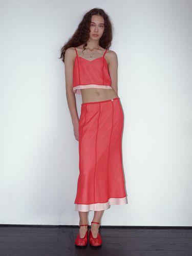 MJ S2 Amor Seer Layered Skirt_Red& - MOONSUN - Modalova