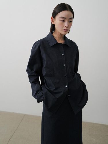 Open Collar Shirts_Navy - RRACE - Modalova