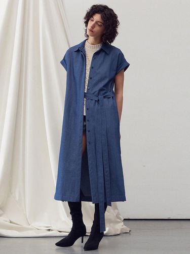 Belted Midi Shirt Dress - RE RHEE - Modalova