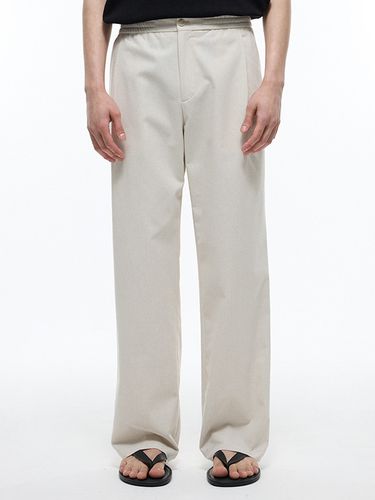 Wide Fit Banding Linen Pants - TNGT - Modalova