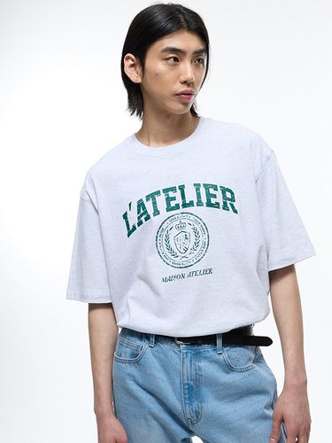 Semi Oversized Vintage Logo T-shirt - TNGT - Modalova