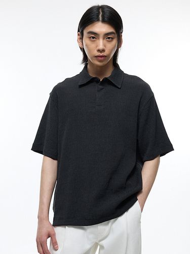 Kinoshita Semi Oversized Seersucker Collar T-shirt - TNGT - Modalova