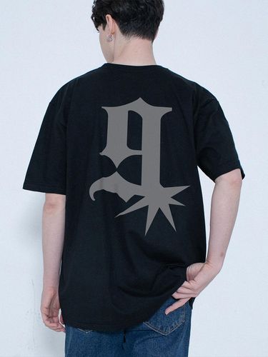 G STAR Logo T-shirt_Black Gray - GRAVER - Modalova