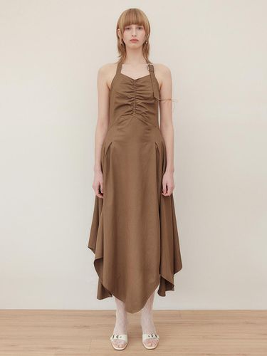 Halter Belted Sleeveless Long Dress - YUSE - Modalova