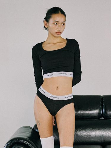 MICHIKO BAND CROP TOP BLACK(WH) - michikolondon - Modalova