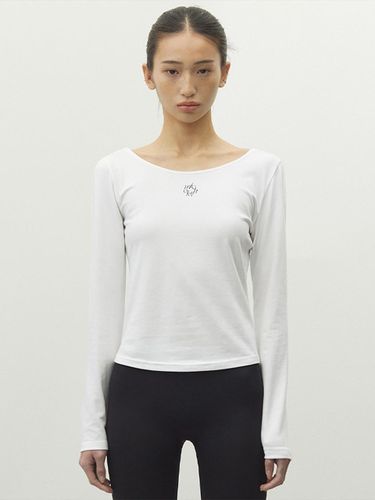 REVERSIBLE U NECK TOP WHITE - michikolondon - Modalova