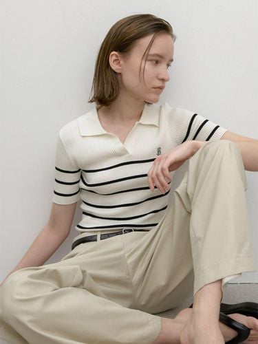 Essential Jane Striped Knit Top - Atelier Nain - Modalova