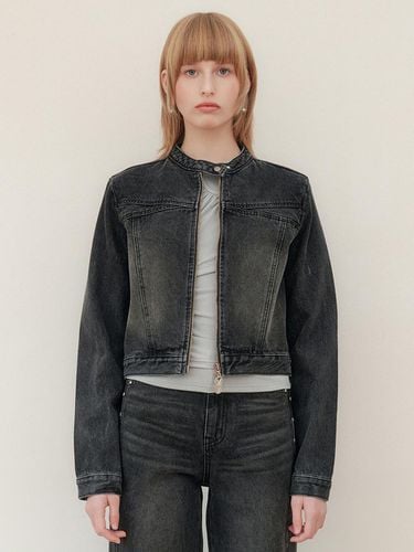 Cropped Denim Two Way Jacket - YUSE - Modalova