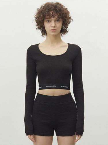 MICHIKO BAND CROP TOP ALL BLACK - michikolondon - Modalova