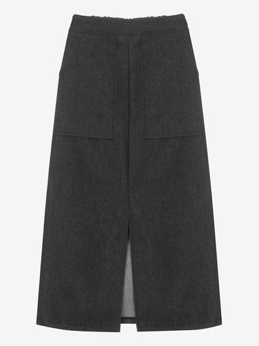 Fatigue Back Banding Denim Skirt - MIND BRIDGE women - Modalova