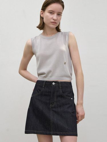 Essential They Law Denim Midi Skirt - Atelier Nain - Modalova