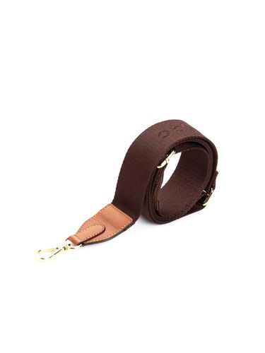 Vegetable Webbing Strap_Dark Brown + Brown - MONSAC - Modalova