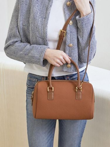 Toria Boston Medium Bag_Brown - MONSAC - Modalova