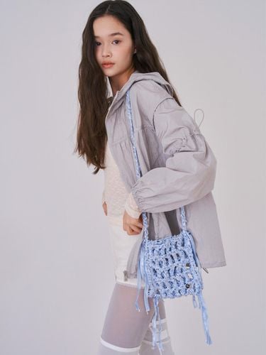 Satin Net Mini Bag_Sky Blue - Spicethingsup - Modalova