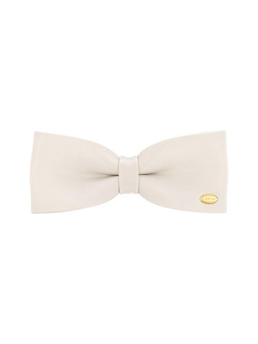 J.RIBBON Leather Hair Pin - J.ESTINA - Modalova