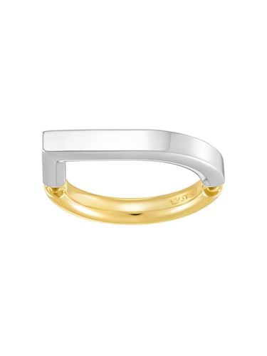 UNIS Two Tone Ring - J.ESTINA - Modalova