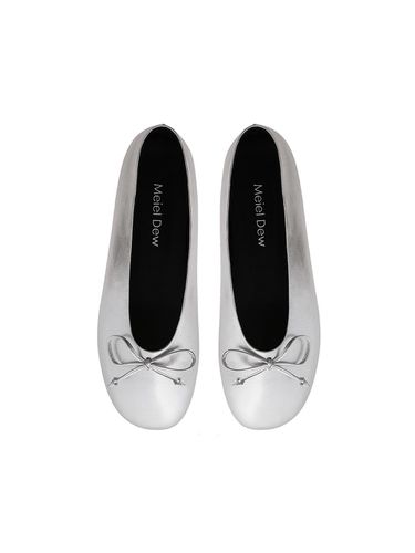 Ballerina Ribbon Flats_Silver - Meiel Dew - Modalova