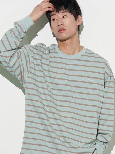 Simple Logo Stripe Long Sleeve T-shirt - CAMELWORK - Modalova