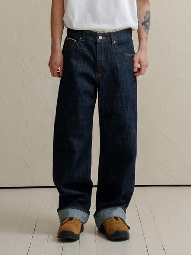 Selvedge Extra Wide Pants_Mid Indigo - DENMADE - Modalova