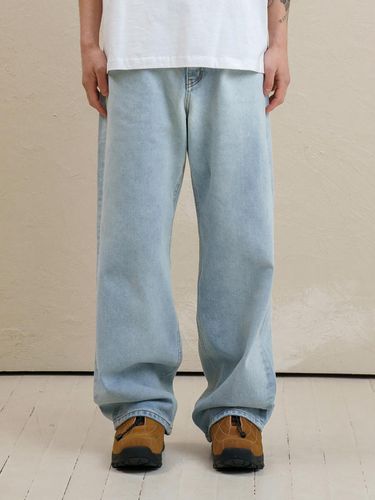 Bleach Blue Extra Wide Jeans - DENMADE - Modalova