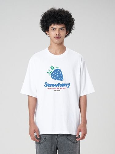 S Blue Strawberry T-shirt_White - RADINEO - Modalova